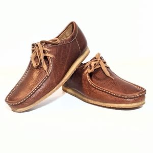 Clarks Original Men's Wallabee 7 Leather Shoes Casual Brown